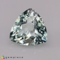 Natural Montebrasite 1.52 Carats Light Baby Green Trilliant  8x5 mm Loose Gemstone - Image 2