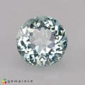 Natural Tourmaline 1.58 Carats Baby Green Round 7x5 mm Loose Gemstone - Image 1