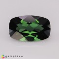 Natural Tourmaline 3.63 Carats Forest Green Cushion 13x8 mm Loose Gemstone - Image 1