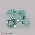 Natural Beryl 3.67 Carats Baby Mint Green Round Mixed Lot Loose Gemstone - Image 3