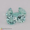 Natural Beryl 3.67 Carats Baby Mint Green Round Mixed Lot Loose Gemstone - Image 1