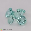Natural Beryl 3.67 Carats Baby Mint Green Round Mixed Lot Loose Gemstone - Image 4