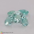 Natural Beryl 3.67 Carats Baby Mint Green Round Mixed Lot Loose Gemstone - Image 2