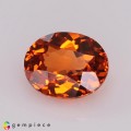 Natural Spessartite garnet 1.71 Carats Mandarin Orange Oval 8x6 mm Loose Gemstone - Image 1