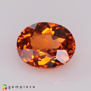spessartite garnet  1.71cts - 8x6mm spessartite garnet  1.71cts - 8x6mm