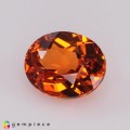 Natural Spessartite garnet 1.71 Carats Mandarin Orange Oval 8x6 mm Loose Gemstone - Image 3