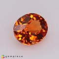 Natural Spessartite garnet 1.71 Carats Mandarin Orange Oval 8x6 mm Loose Gemstone - Image 6