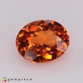 Natural Spessartite garnet 1.71 Carats Mandarin Orange Oval 8x6 mm Loose Gemstone - Image 7