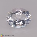 Natural Scapolite 2.68 Carats White Oval 10x8 mm Loose Gemstone - Image 1