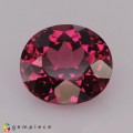 Natural Rhodolite garnet 3.73 Carats Purplish Pink Oval 9x8 mm Loose Gemstone - Image 1