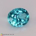 Natural Apatite 1.39 Carats Paraiba Blue Green Oval 8x6 mm Loose Gemstone - Image 4
