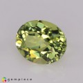 Natural Amblygonite 1.90 Carats Yellowish Green Oval 8x7 mm Loose Gemstone - Image 2