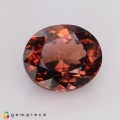 Natural Tourmaline 3.24 Carats Imperial Pink Oval 10x9 mm Loose Gemstone - Image 1