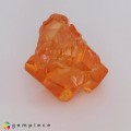 Natural Spessartite garnet 5.12 Carats Fanta Orange Rough Crystal 11x8 mm Loose Gemstone - Image 1