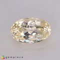 Natural Montebrasite 2.50 Carats Baby Yellow Oval 10x7 mm Loose Gemstone - Image 1