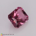 Natural Malaya garnet 1.12 Carats Purplish Pink Emerald Cut 6x5 mm Loose Gemstone - Image 5