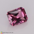 Natural Malaya garnet 1.12 Carats Purplish Pink Emerald Cut 6x5 mm Loose Gemstone - Image 6