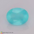 Natural Peru opal 1.27 Carats Paraiba Blue Green Oval 8x7 mm Loose Gemstone - Image 7