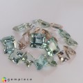 Natural Tourmaline 22.86 Carats Multicolor Square  Mixed Lot Loose Gemstone - Image 5