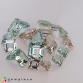 Natural Tourmaline 22.86 Carats Multicolor Square  Mixed Lot Loose Gemstone - Image 7