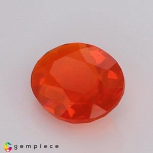 fire opal  1.06cts - 9x7mm