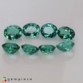 Natural Apatite 13.83 Carats Paraiba Blue Green Oval Mixed Lot Loose Gemstone - Image 7