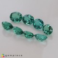 Natural Apatite 13.83 Carats Paraiba Blue Green Oval Mixed Lot Loose Gemstone - Image 2