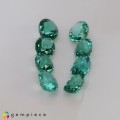 Natural Apatite 13.83 Carats Paraiba Blue Green Oval Mixed Lot Loose Gemstone - Image 3