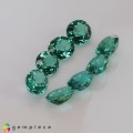 Natural Apatite 13.83 Carats Paraiba Blue Green Oval Mixed Lot Loose Gemstone - Image 4