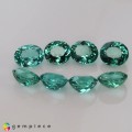 Natural Apatite 13.83 Carats Paraiba Blue Green Oval Mixed Lot Loose Gemstone - Image 1