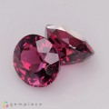 Natural Rhodolite garnet 5.88 Carats Purplish Pink Oval 9x7 mm Loose Gemstone - Image 3