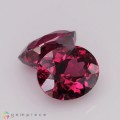 Natural Rhodolite garnet 5.88 Carats Purplish Pink Oval 9x7 mm Loose Gemstone - Image 1