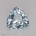 Natural Aquamarine 6.84 Carats Very Light Ice Blue Trilliant  13x8 mm Loose Gemstone - Image 1