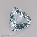 Natural Aquamarine 6.84 Carats Very Light Ice Blue Trilliant  13x8 mm Loose Gemstone - Image 4