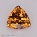 Natural Zircon 3.31 Carats Imperial Brown Trilliant  9x5 mm Loose Gemstone - Image 7