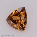 Natural Zircon 3.31 Carats Imperial Brown Trilliant  9x5 mm Loose Gemstone - Image 3