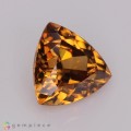 Natural Zircon 3.31 Carats Imperial Brown Trilliant  9x5 mm Loose Gemstone - Image 5