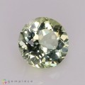 Natural Amblygonite 1.71 Carats Light Green Yellow Round 7x5 mm Loose Gemstone - Image 6
