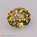 Natural Grossular garnet 1.39 Carats Yellow Oval 7x6 mm Loose Gemstone - Image 4