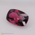 Natural Rhodolite garnet 5.25 Carats Purplish Pink Cushion 13x8 mm Loose Gemstone - Image 3