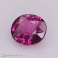Natural Rhodolite garnet 1.60 Carats Purple Oval 8x7 mm Loose Gemstone - Image 3