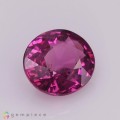 Natural Rhodolite garnet 1.60 Carats Purple Oval 8x7 mm Loose Gemstone - Image 5