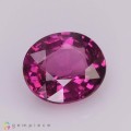Natural Rhodolite garnet 1.60 Carats Purple Oval 8x7 mm Loose Gemstone - Image 6