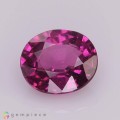 Natural Rhodolite garnet 1.60 Carats Purple Oval 8x7 mm Loose Gemstone - Image 7