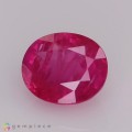 Natural Ruby 1.45 Carats Pinkish Red Oval 7x6 mm Loose Gemstone - Image 3