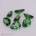 Natural Chrome tourmaline 4.36 Carats Chrome Green Pear 7x5 mm Loose Gemstone - Image 2