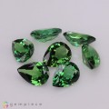 Natural Chrome tourmaline 4.36 Carats Chrome Green Pear 7x5 mm Loose Gemstone - Image 1