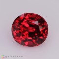 Natural Spinel 0.59 Carats Crimson Red Oval Cushion 5x4 mm Loose Gemstone - Image 6