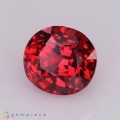 Natural Spinel 0.59 Carats Crimson Red Oval Cushion 5x4 mm Loose Gemstone - Image 2