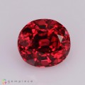 Natural Spinel 0.59 Carats Crimson Red Oval Cushion 5x4 mm Loose Gemstone - Image 5